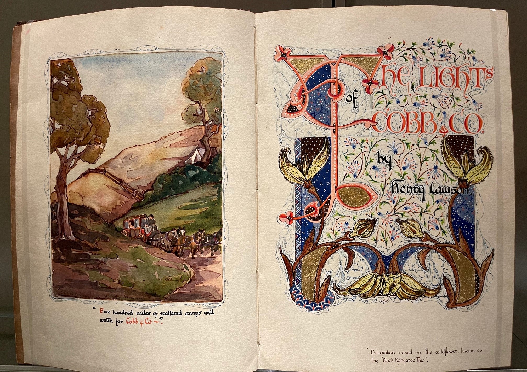 The Lights of Cobb & Co and The Teams, written by Henry Lawson